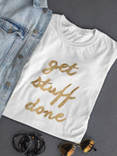 Golden Quote Vii. T-shirt -Anna Hambly Designs