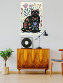 Folksy Felines B Wall Art -Annie Warren Designs