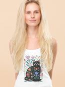 Folksy Felines B T-shirt -Annie Warren Designs