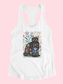 Folksy Felines B T-shirt -Annie Warren Designs