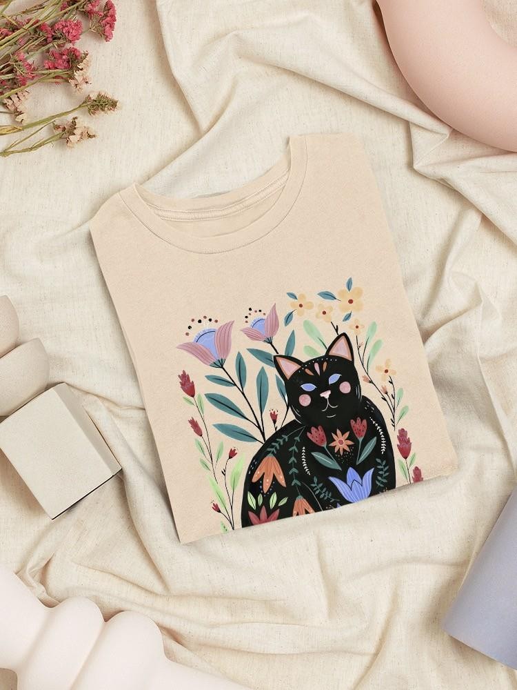 Folksy Felines B T-shirt -Annie Warren Designs