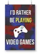 Gamer At Play Iii Wall Art -Annie Warren Designs