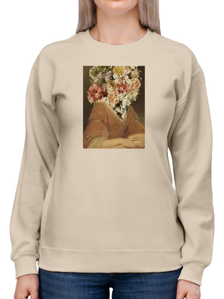 Portrait In Bloom Ii Sweatshirt -Annie Warren Designs
