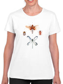 Insect Varieties Iv T-shirt -Annie Warren Designs