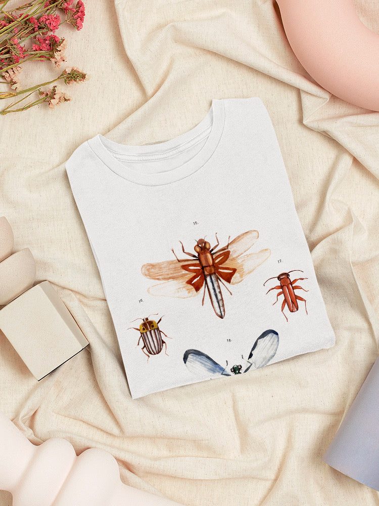 Insect Varieties Iv T-shirt -Annie Warren Designs