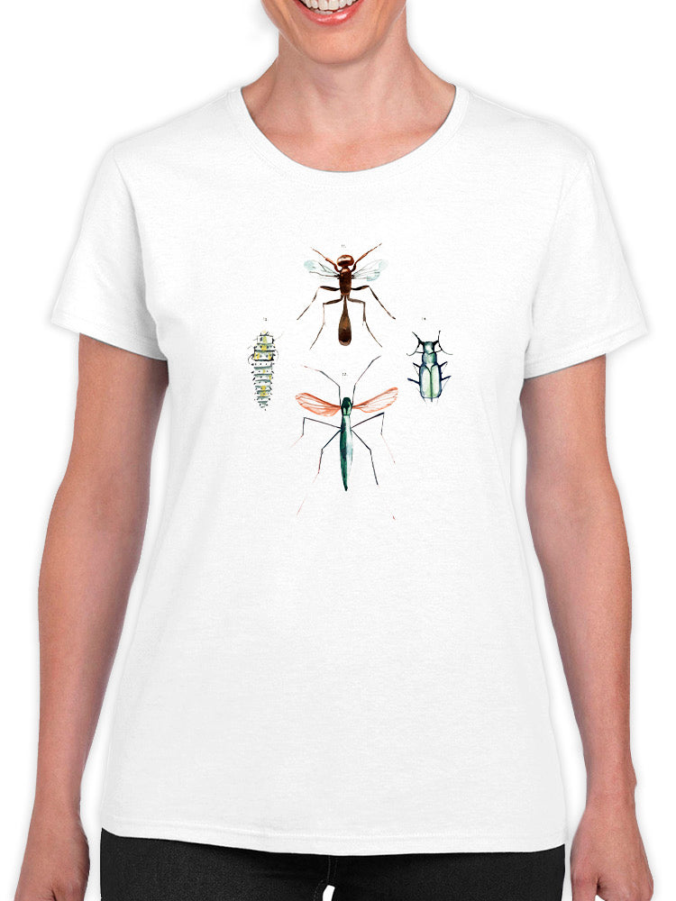 Insect Varieties Iii T-shirt -Annie Warren Designs