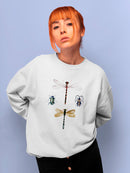Insect Varieties I Sweatshirt -Annie Warren Designs