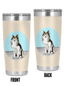 Pet Portrait Ii. Tumbler -Annie Warren Designs