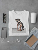 Pet Portrait I T-shirt -Annie Warren Designs