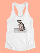 Pet Portrait I T-shirt -Annie Warren Designs