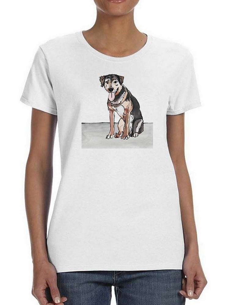 Pet Portrait I T-shirt -Annie Warren Designs