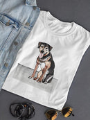 Pet Portrait I T-shirt -Annie Warren Designs
