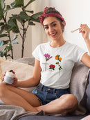 Backyard Variety I T-shirt -Annie Warren Designs
