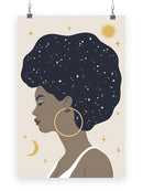 Heavenly Hair Collection B Wall Art -Annie Warren Designs