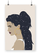 Heavenly Hair. Iii Wall Art -Annie Warren Designs