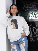 Heavenly Hair Iii. Sweatshirt -Annie Warren Designs