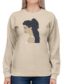 Heavenly Hair Iii. Sweatshirt -Annie Warren Designs