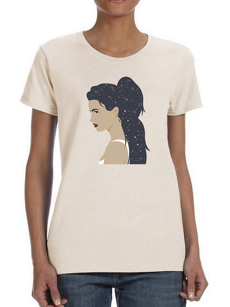 Heavenly Hair Iii. T-shirt -Annie Warren Designs