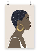 Heavenly Hair. Iv Wall Art -Annie Warren Designs