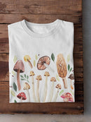 Fungi Field Trip Ii. T-shirt -Annie Warren Designs