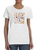 Fungi Field Trip Iii. T-shirt -Annie Warren Designs