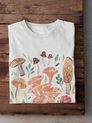 Fungi Field Trip Iv. T-shirt -Annie Warren Designs