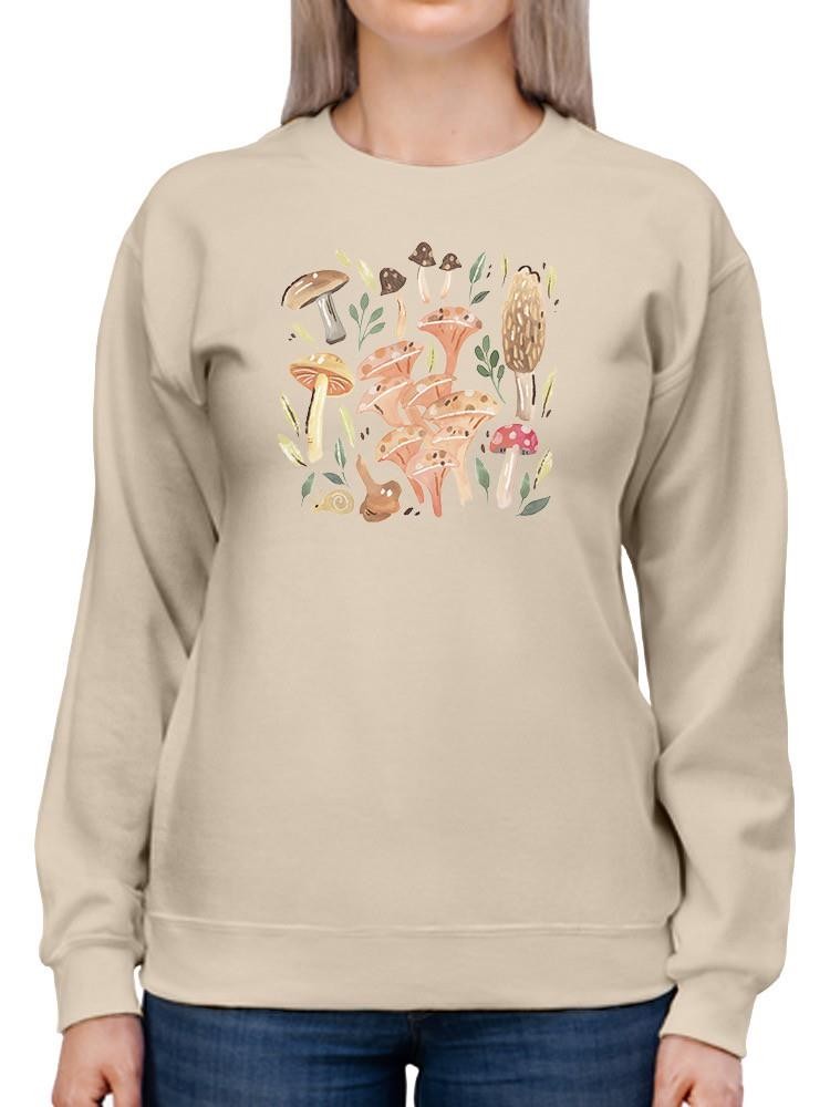 Fungi Field Trip Iv. Sweatshirt -Annie Warren Designs