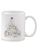 Fluttering Gown Ii. Mug -Annie Warren Designs
