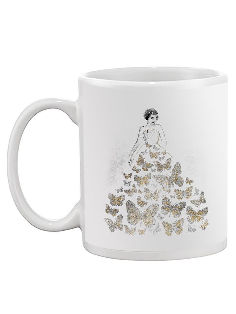 Fluttering Gown Ii. Mug -Annie Warren Designs