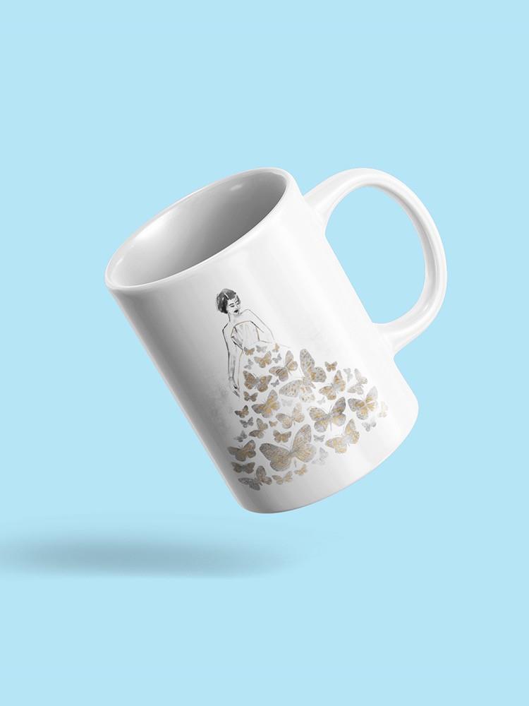 Fluttering Gown Ii. Mug -Annie Warren Designs