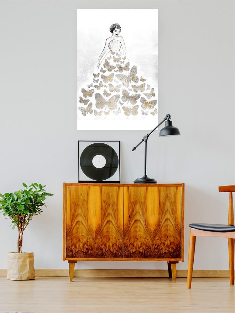 Fluttering Gown Ii. Wall Art -Annie Warren Designs