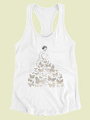 Fluttering Gown Ii. T-shirt -Annie Warren Designs