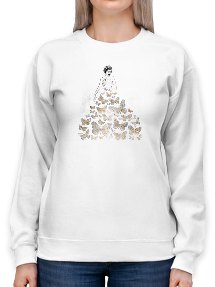 Fluttering Gown Ii. Sweatshirt -Annie Warren Designs