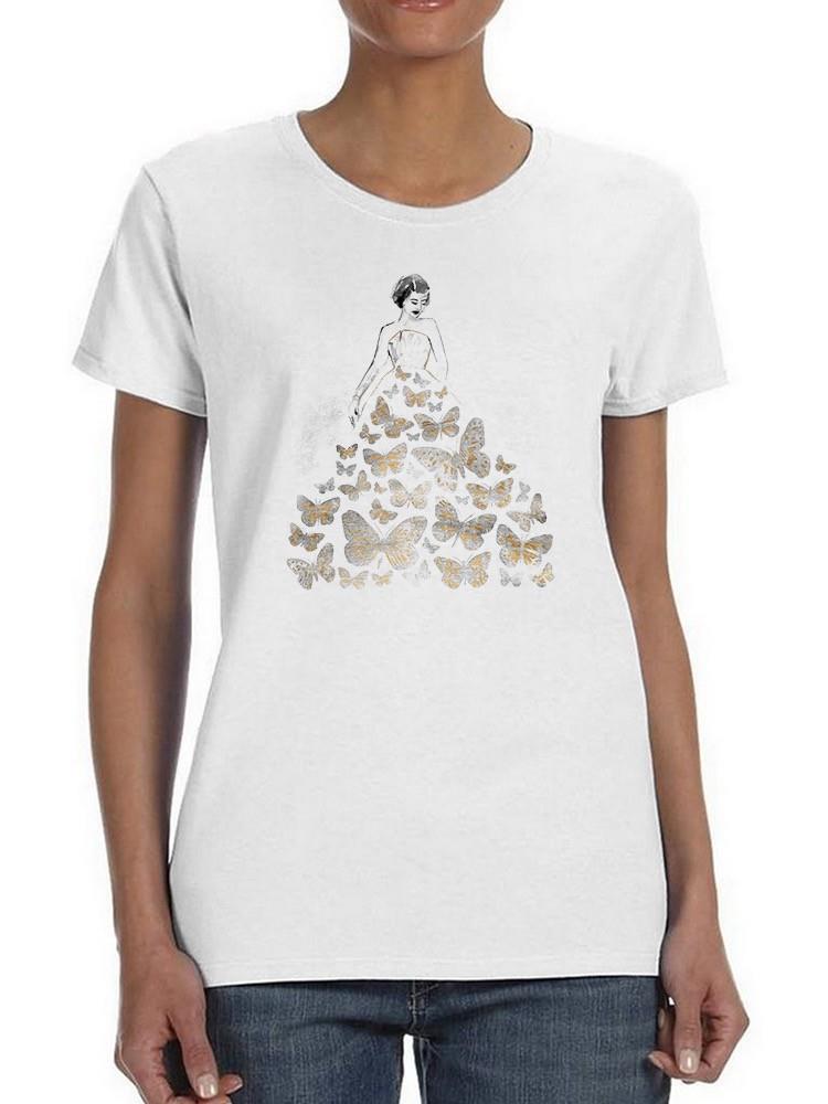 Fluttering Gown Ii. T-shirt -Annie Warren Designs