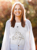 Fluttering Gown Ii. T-shirt -Annie Warren Designs