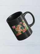 Cheetah Bouquet Collection A. Mug -Annie Warren Designs