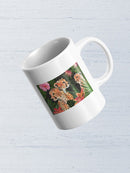 Cheetah Bouquet Collection A. Mug -Annie Warren Designs