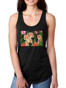 Cheetah Bouquet Collection. A T-shirt -Annie Warren Designs