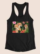 Cheetah Bouquet Collection. A T-shirt -Annie Warren Designs