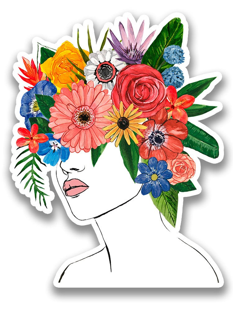 A Flower Lady Sticker -Annie Warren Designs