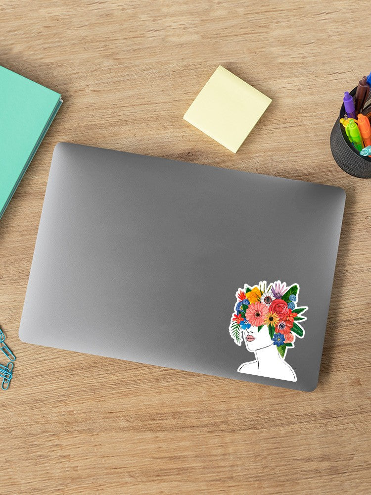 A Flower Lady Sticker -Annie Warren Designs