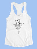 Garden Cluster A Racerback Tank -Annie Warren Designs