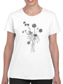 Garden Cluster Ii. T-shirt -Annie Warren Designs