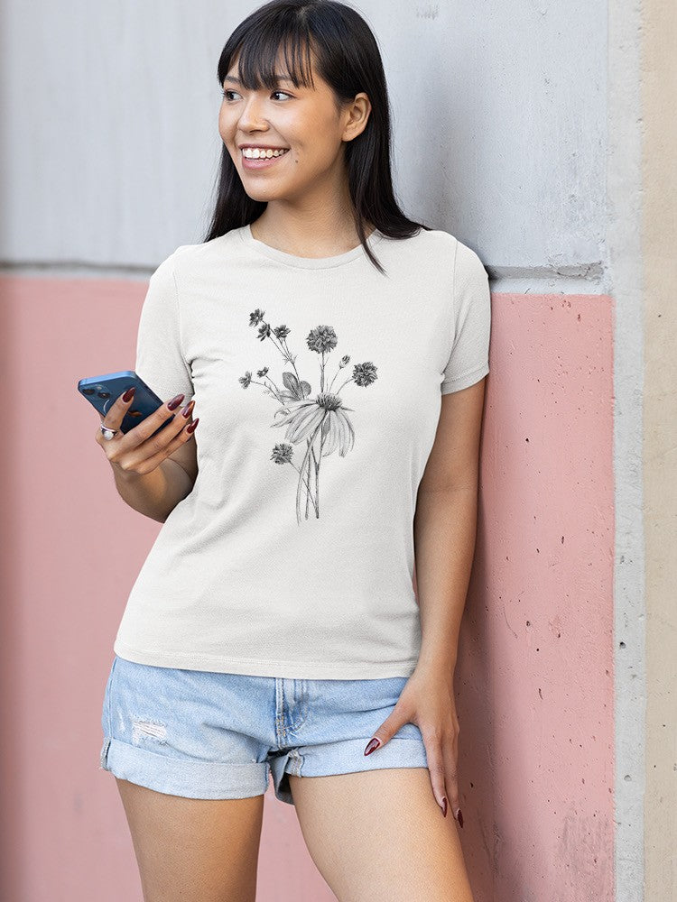 Garden Cluster Ii. T-shirt -Annie Warren Designs