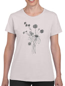 Garden Cluster Ii. T-shirt -Annie Warren Designs
