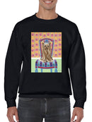 Crown Princess Yorkie. Sweatshirt -Carolee Vitaletti Designs