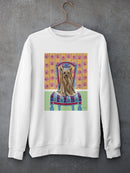 Crown Princess Yorkie. Sweatshirt -Carolee Vitaletti Designs