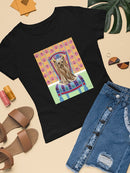 Crown Princess Yorkie. T-shirt -Carolee Vitaletti Designs