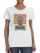 Crown Princess Yorkie. T-shirt -Carolee Vitaletti Designs