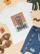 Crown Princess Yorkie. T-shirt -Carolee Vitaletti Designs